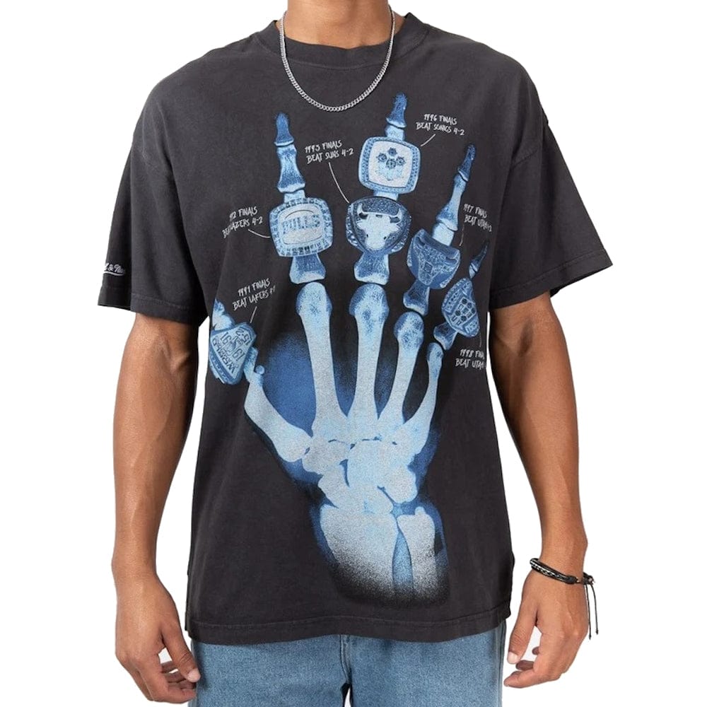 Mitchell & Ness X Ray Tee Chicago Bulls - Faded Black