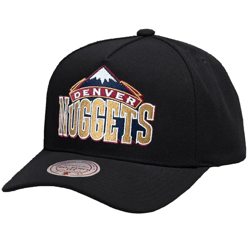 Mitchell & Ness Evergreen Team Pro Pinch Snapback Denver Nuggets - Black
