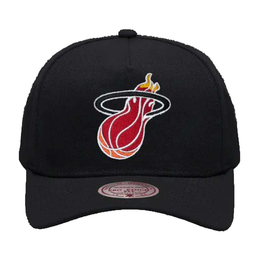 Mitchell & Ness Evergreen Team Pro Pinch Snapback Miami Heat - Black