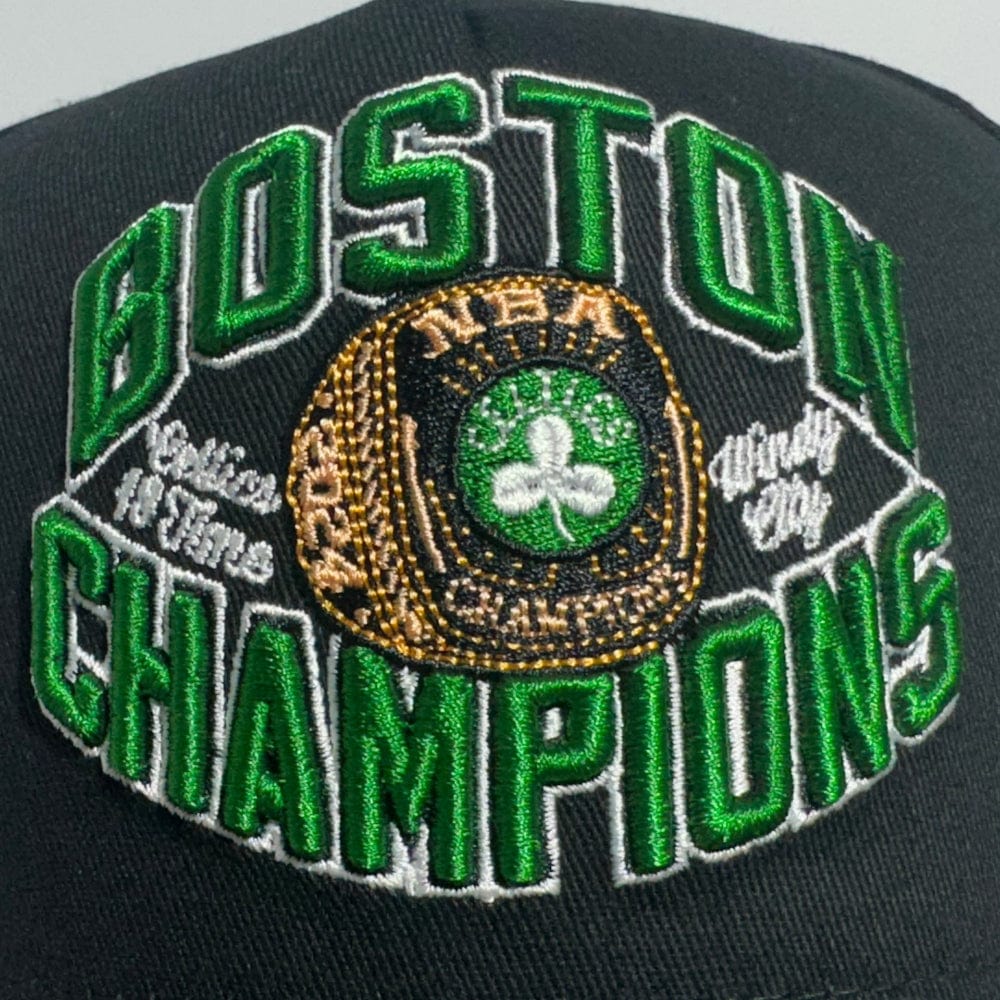 Mitchell & Ness Forever Champs Pro Pinch Snapback Boston Celtics - Black
