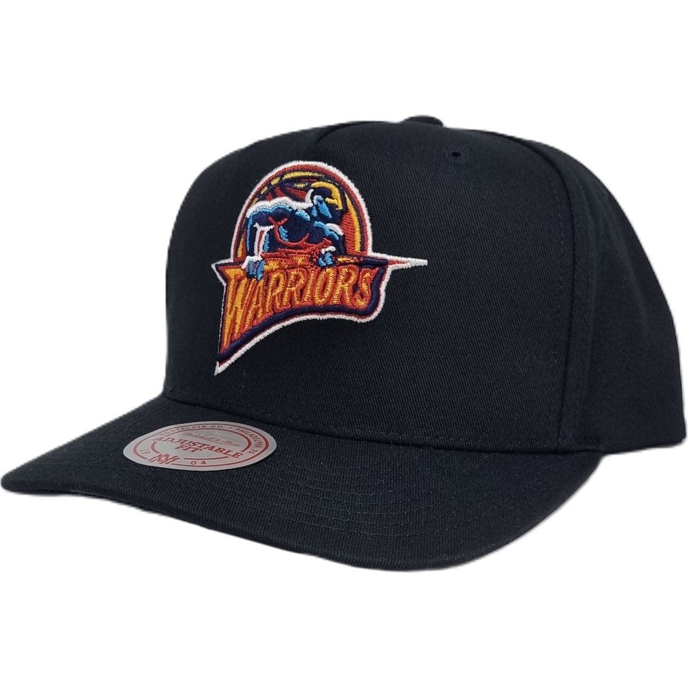 Mitchell & Ness Team Colour Logo MVP Snapback Golden State Warriors - Black