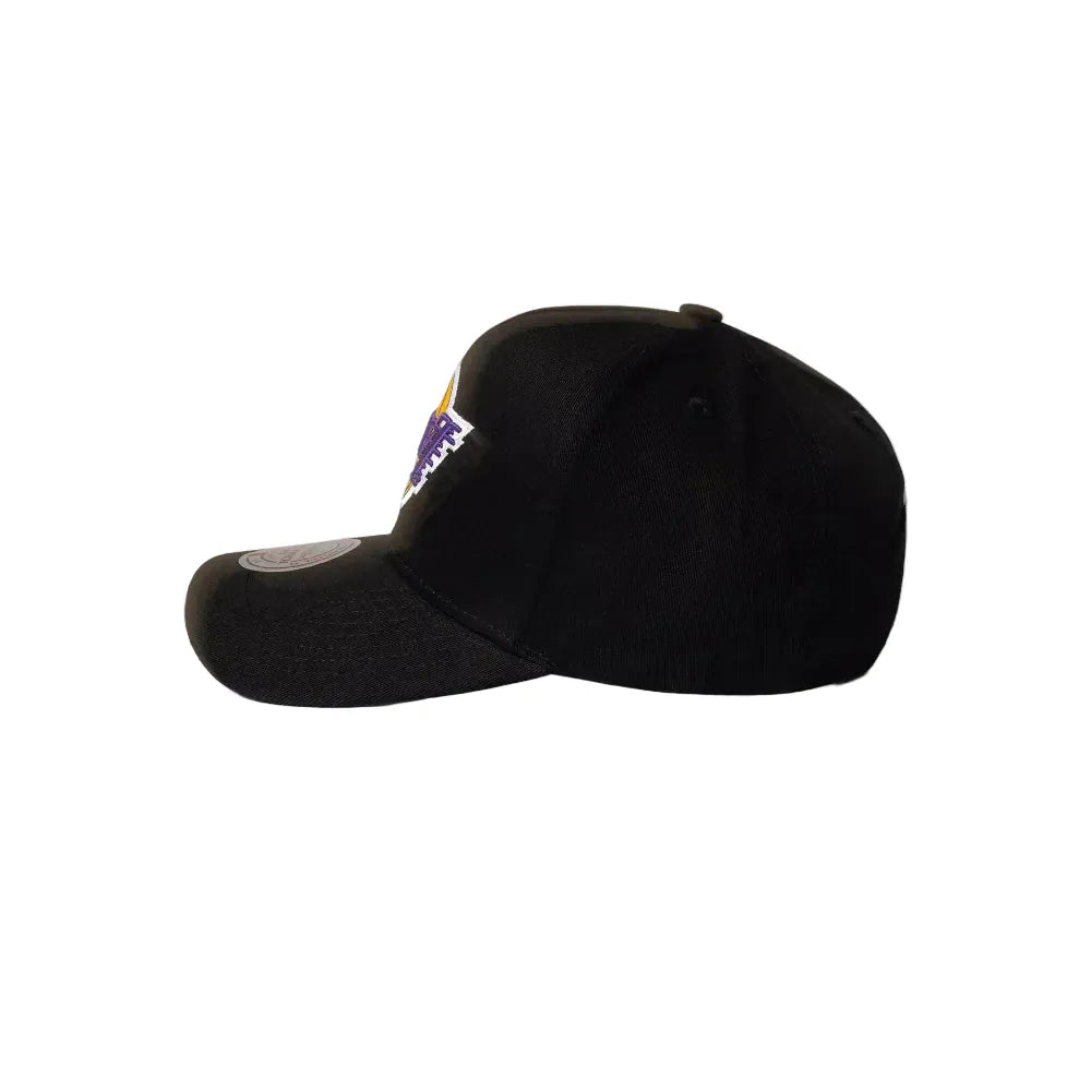 Mitchell & Ness Upside Down Logo Pro Pinch Snapback Los Angeles Lakers - Black