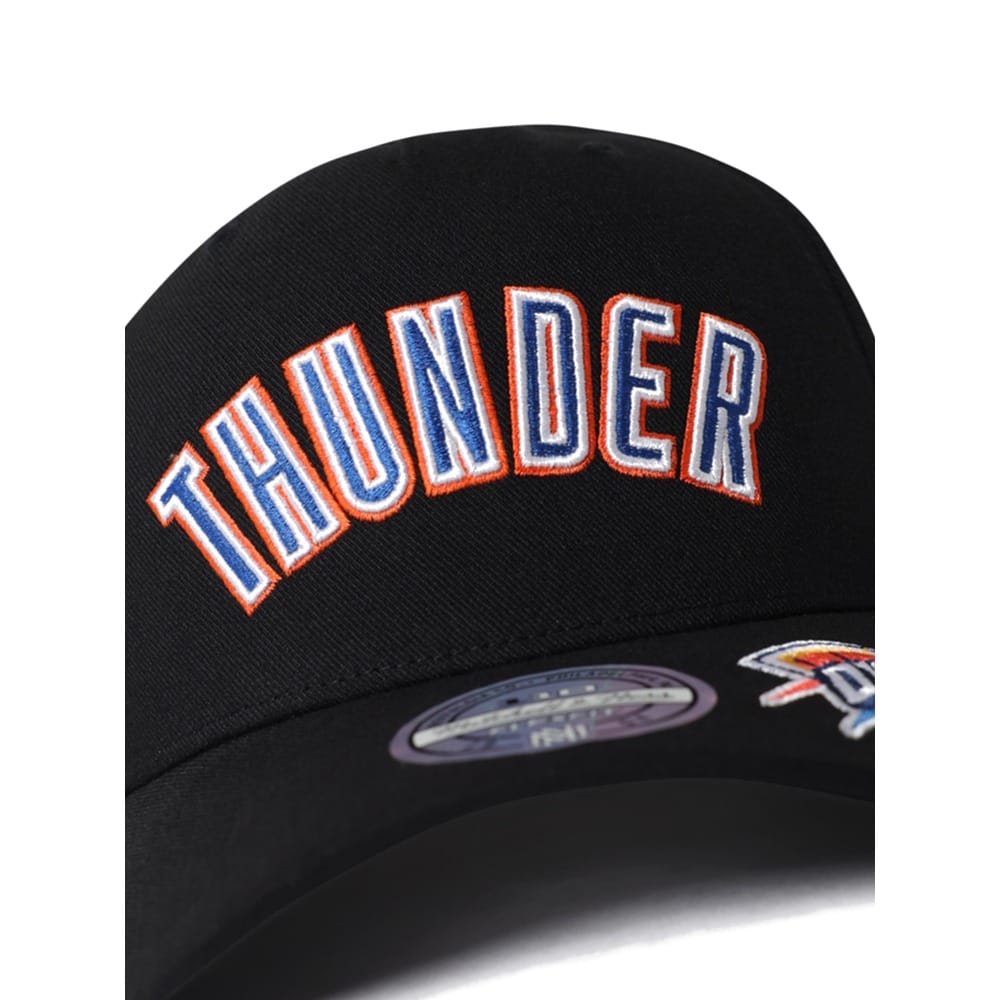 Mitchell & Ness X Flexfit 110 Double Up Snapback Oklahoma City Thunder - Black