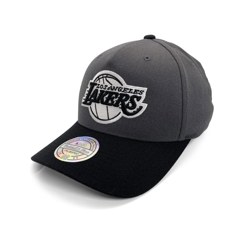 Mitchell & Ness X Flexfit 110 Snapback Los Angeles Lakers - Charcoal / Black