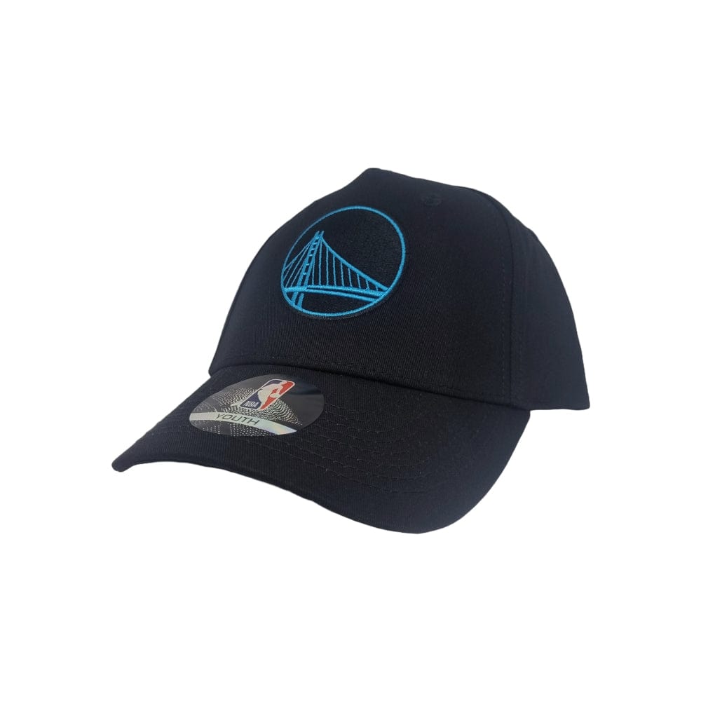 NBA Essentials Youth Neon Pinch Panel Snapback Golden State Warriors - Black