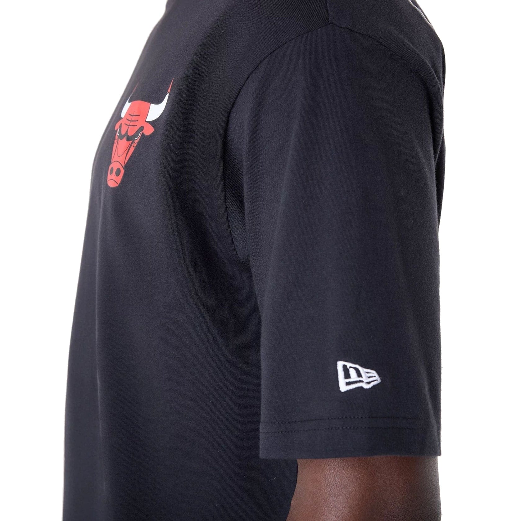 New Era NBA Font Graphic Tee Chicago Bulls - Black