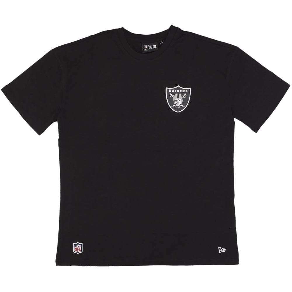 New Era NFL Drop Shoulder Oversize Tee Las Vegas Raiders - Black / White