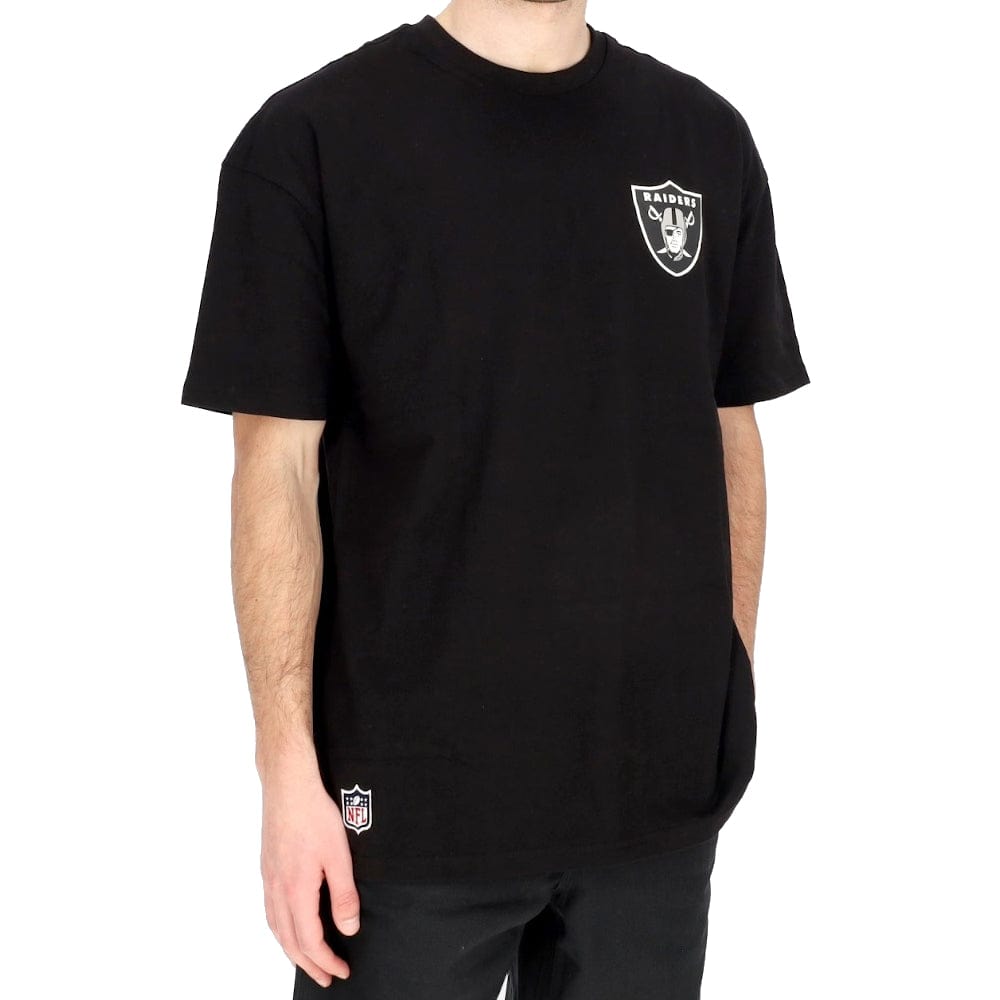New Era NFL Drop Shoulder Oversize Tee Las Vegas Raiders - Black / White