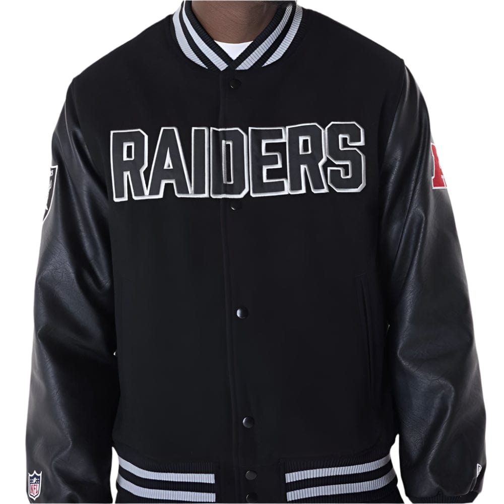 New Era NFL Varsity Jacket Las Vegas Raiders - Black