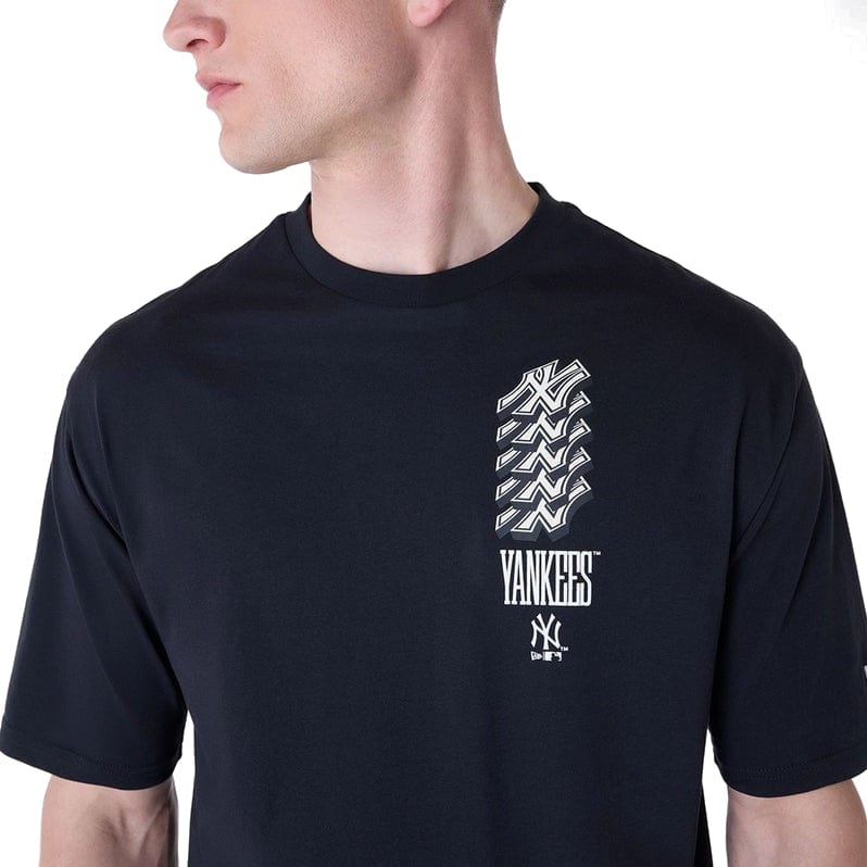 New Era Wordmark Oversized Tee New York Yankees - Black