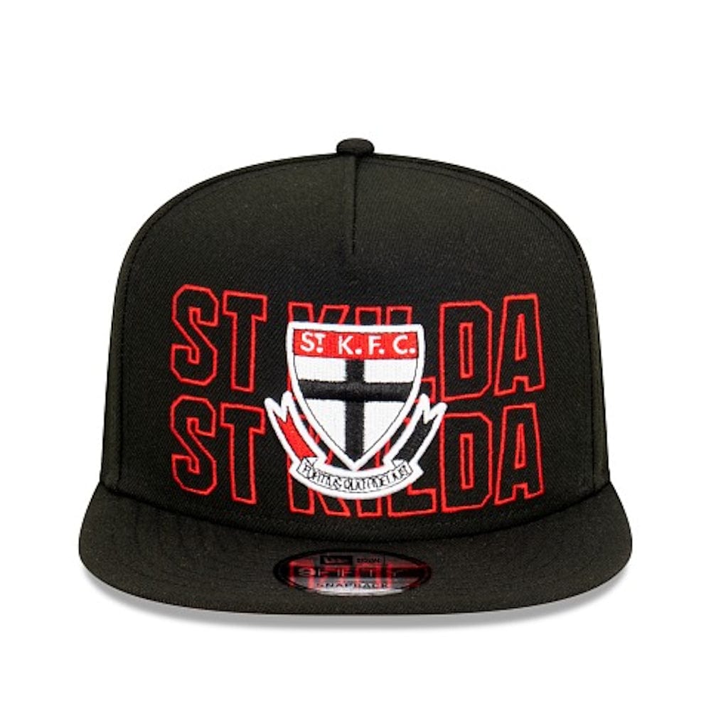 New Era 9FIFTY Neon Lights A-Frame Snapback St Kilda Saints - Black