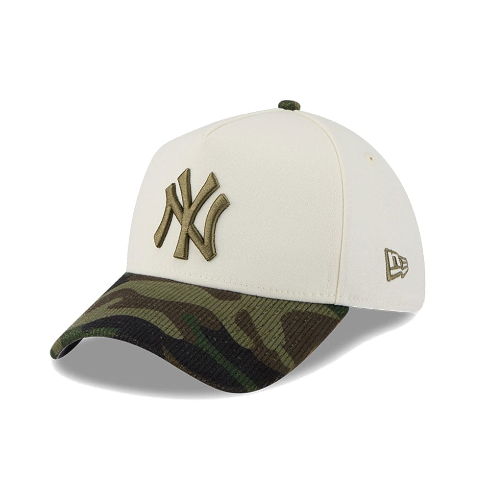 New Era 39THIRTY A-Frame New York Yankees - Chrome Woodland Camo