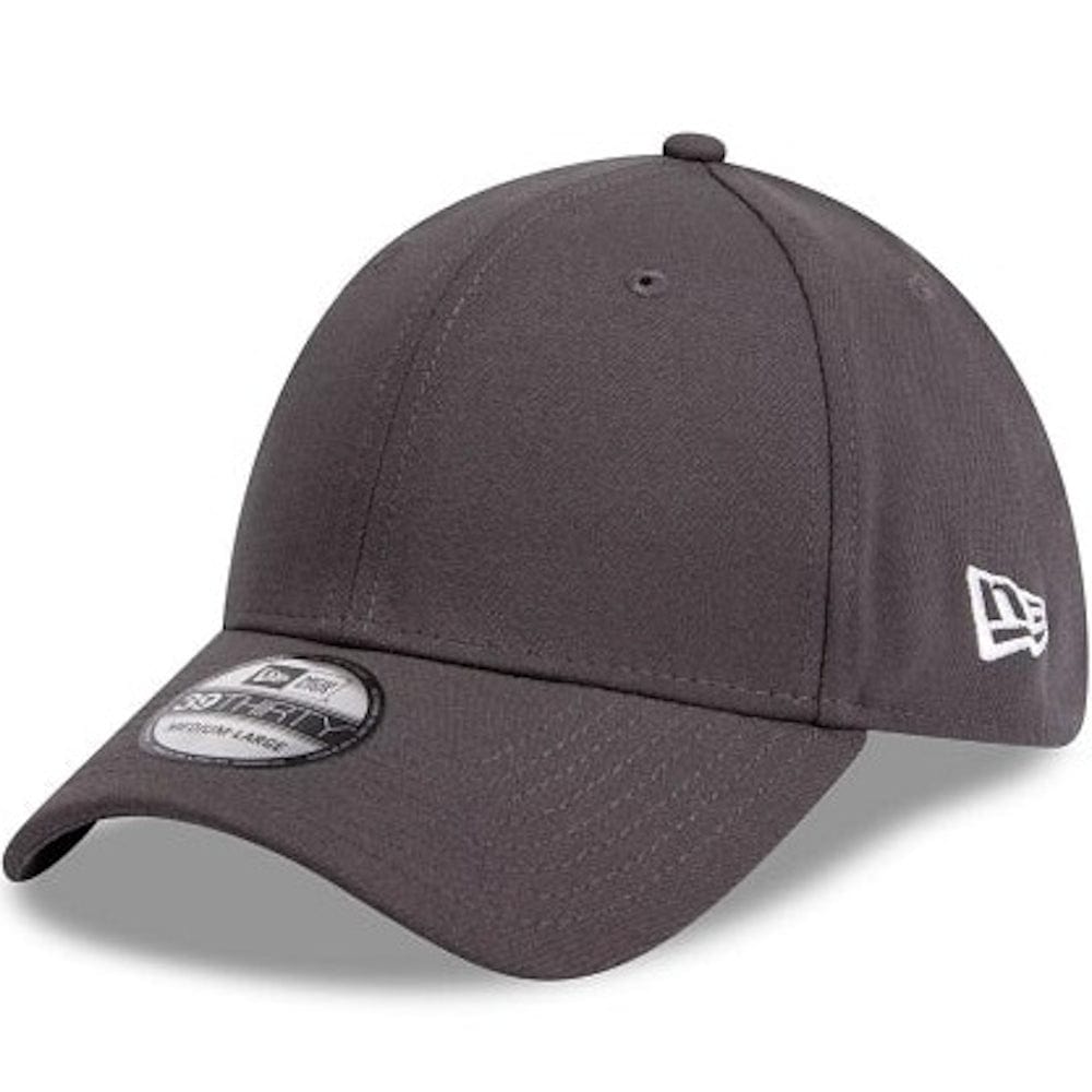 New Era 39THIRTY Blank Stretch Fit Cap - Graphite