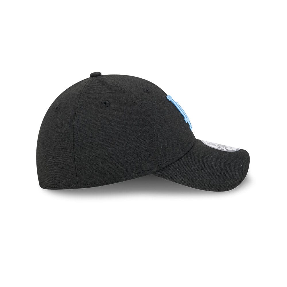 New Era 39THIRTY Fitted Cap Los Angeles Dodgers - Black / Sky Blue