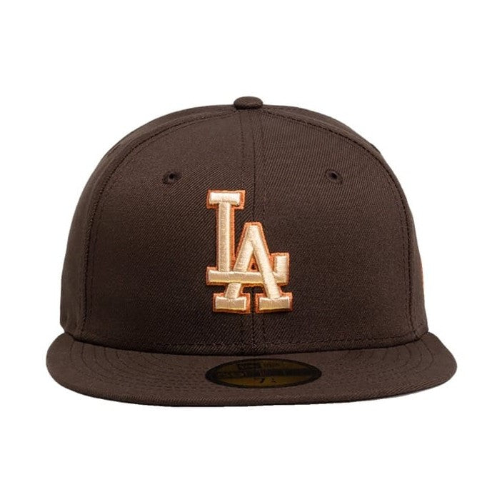 New Era 59FIFTY Fitted Cap Los Angeles Dodgers - Walnut