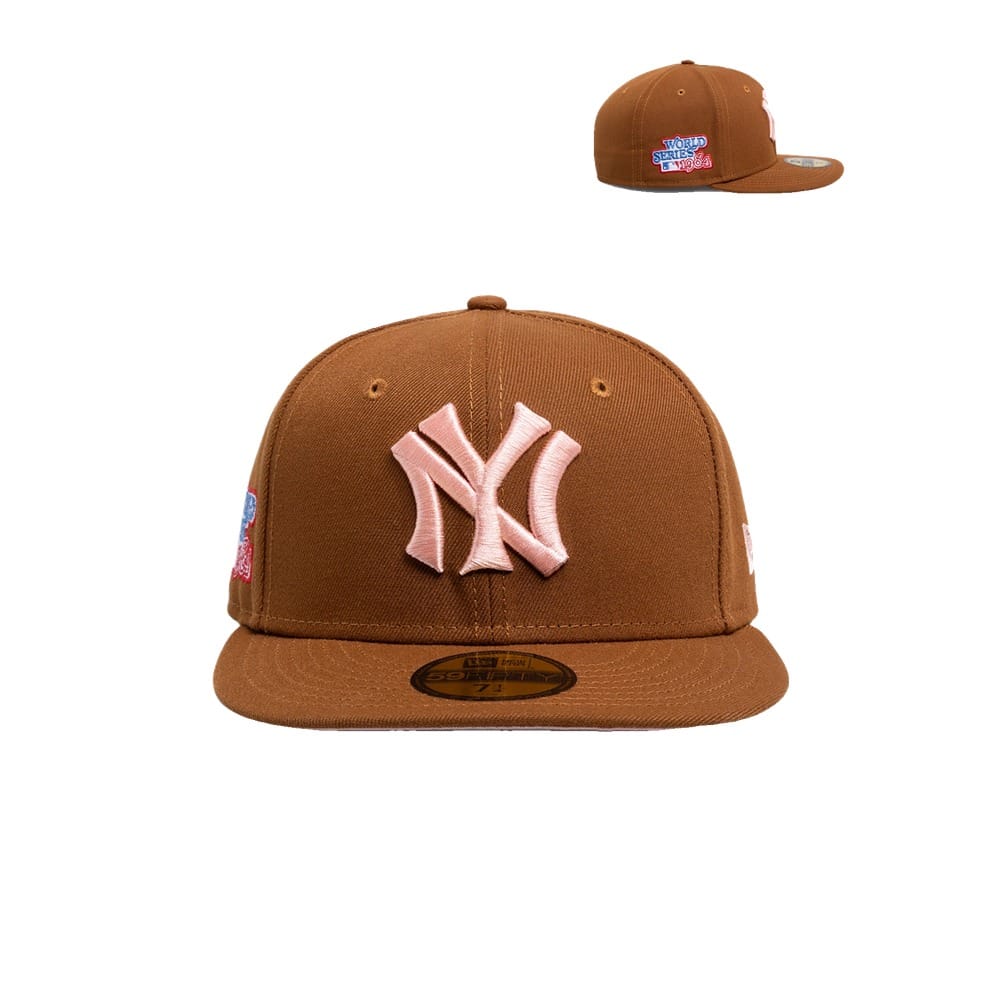 New Era 59FIFTY Fitted Cap New York Yankees - Brown / Pink
