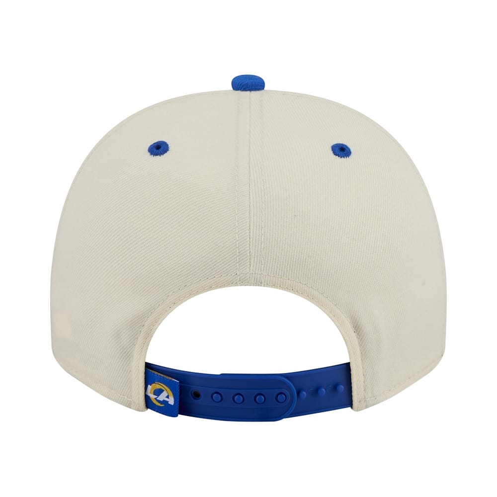 New Era 9FIFTY A-Frame 2 Tone Team Script Los Angeles Rams - Cream / Black