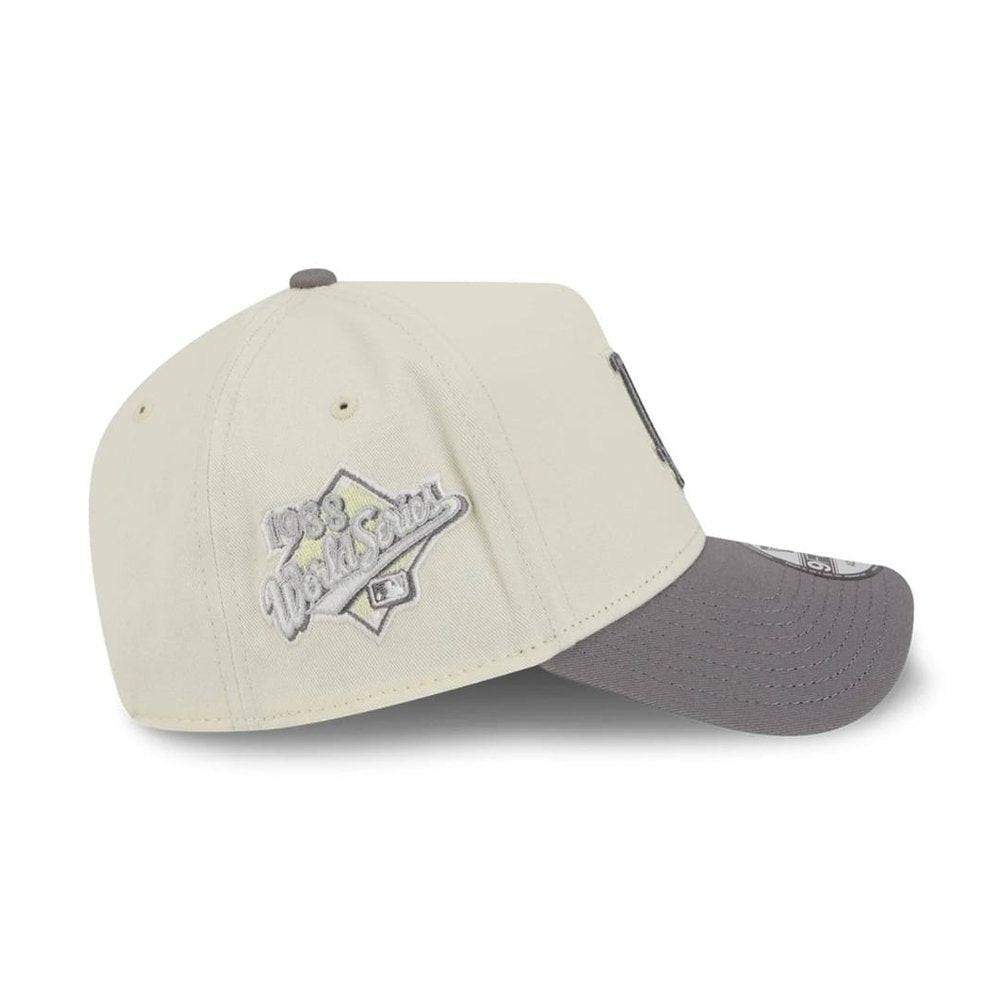 New Era 9FORTY A-Frame Cockatoo Snapback Los Angeles Dodgers - Chrome White / Steel Grey - Image 4