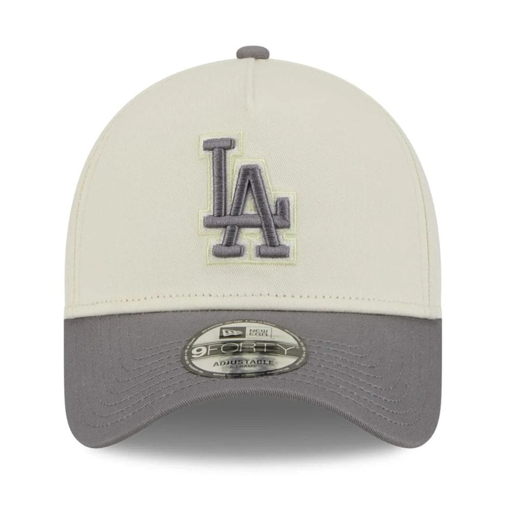 New Era 9FORTY A-Frame Cockatoo Snapback Los Angeles Dodgers - Chrome White / Steel Grey