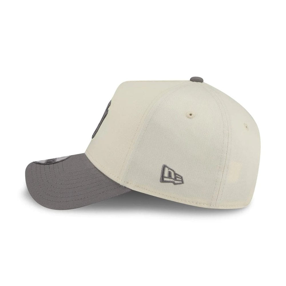 New Era 9FORTY A-Frame Cockatoo Snapback New York Yankees - Chrome White / Steel Grey - Image 2
