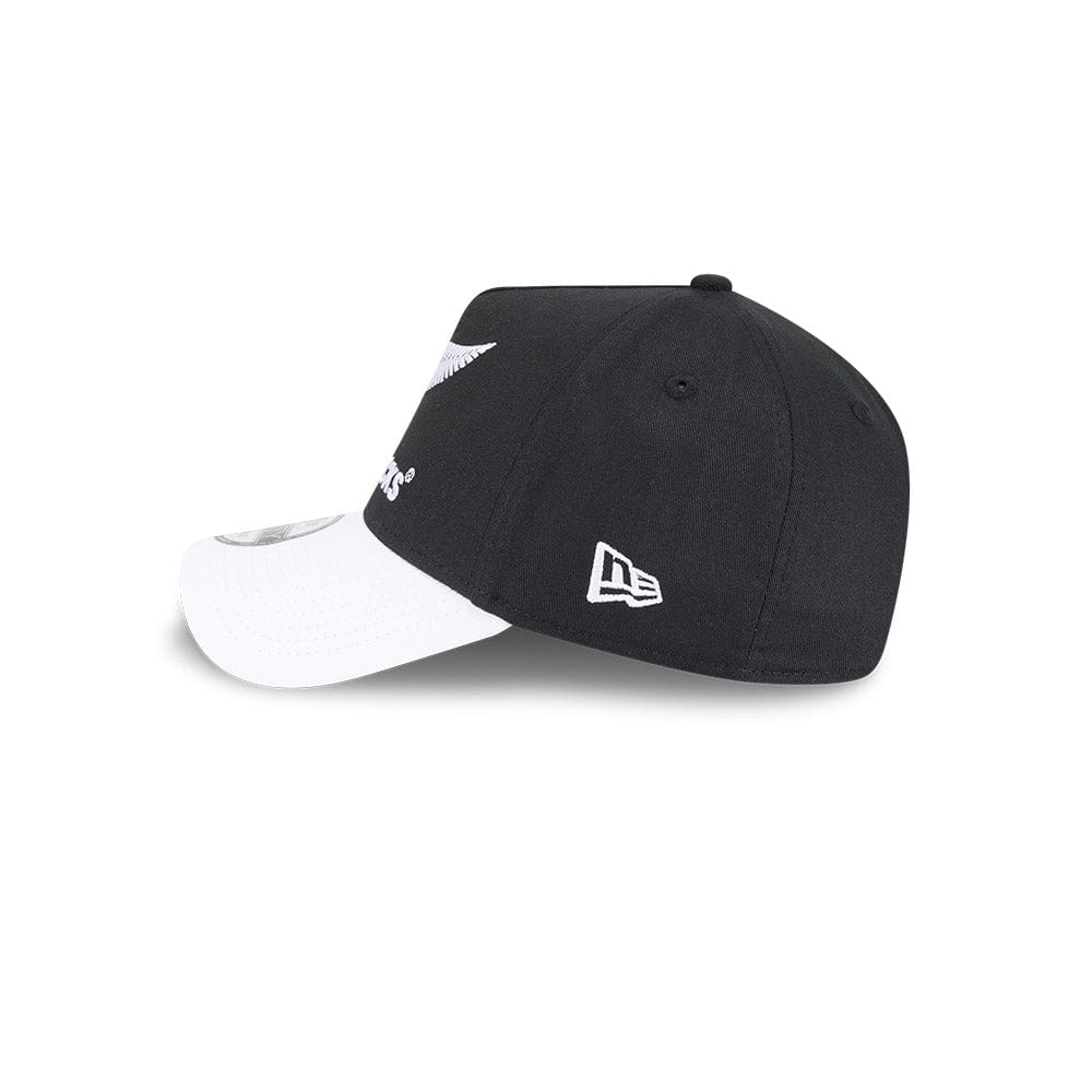 New Era 9FORTY 2 Tone A-Frame Snapback All Blacks - Black / White