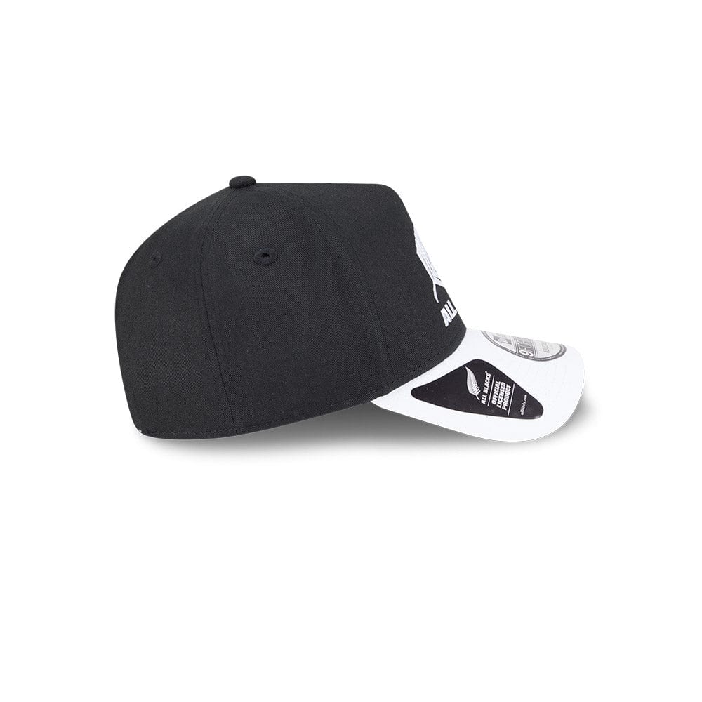 New Era 9FORTY 2 Tone A-Frame Snapback All Blacks - Black / White