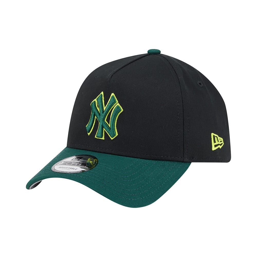New Era 9FORTY A-Frame 2 Tone New York Yankees - Black / Field Green
