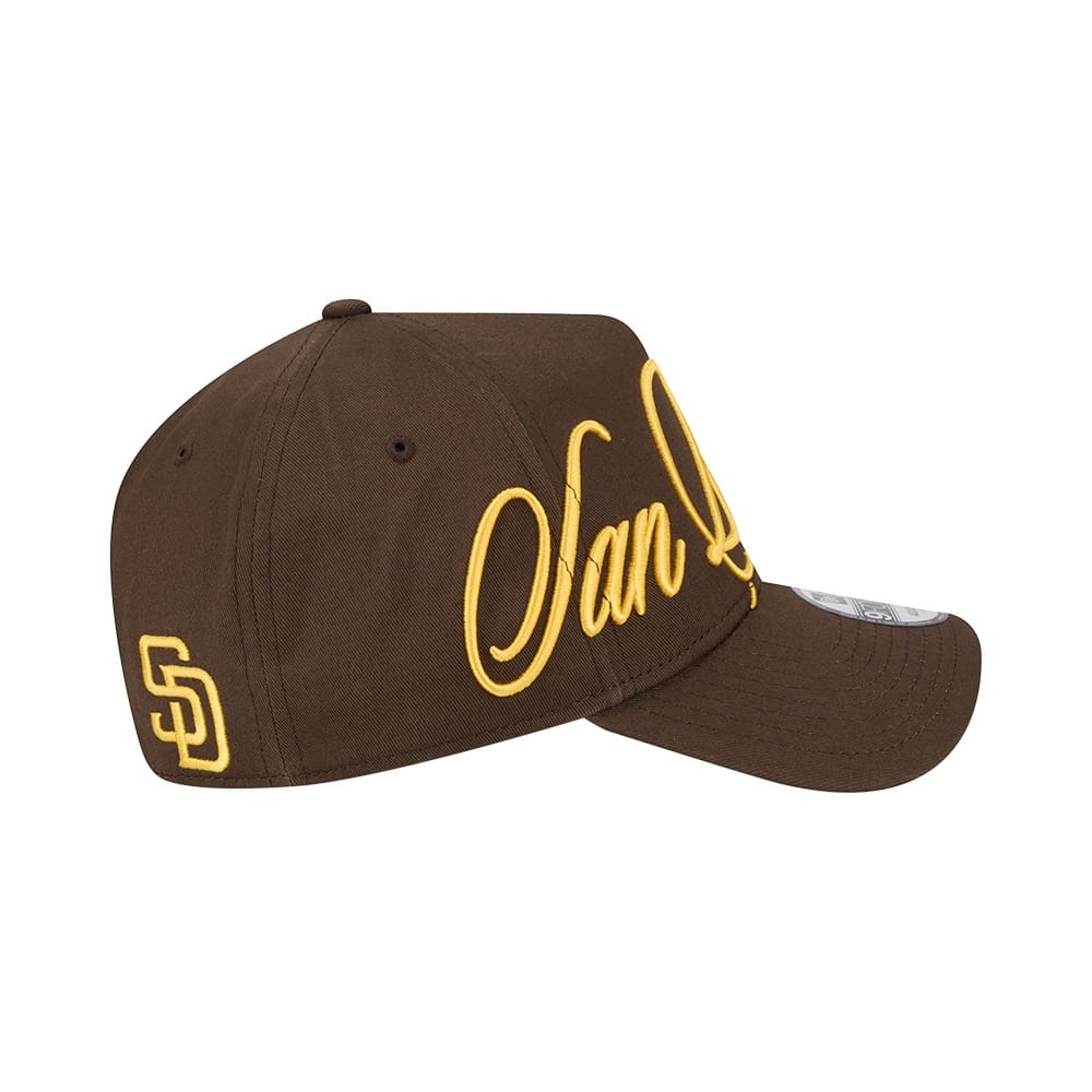 New Era 9FORTY A-Frame Calligraphic San Diego Padres - Brown