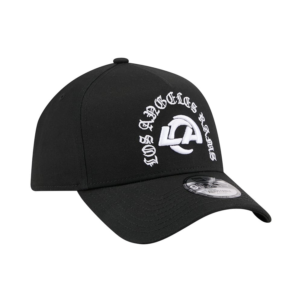 New Era 9FORTY A-Frame Gothic Los Angeles Rams - Black