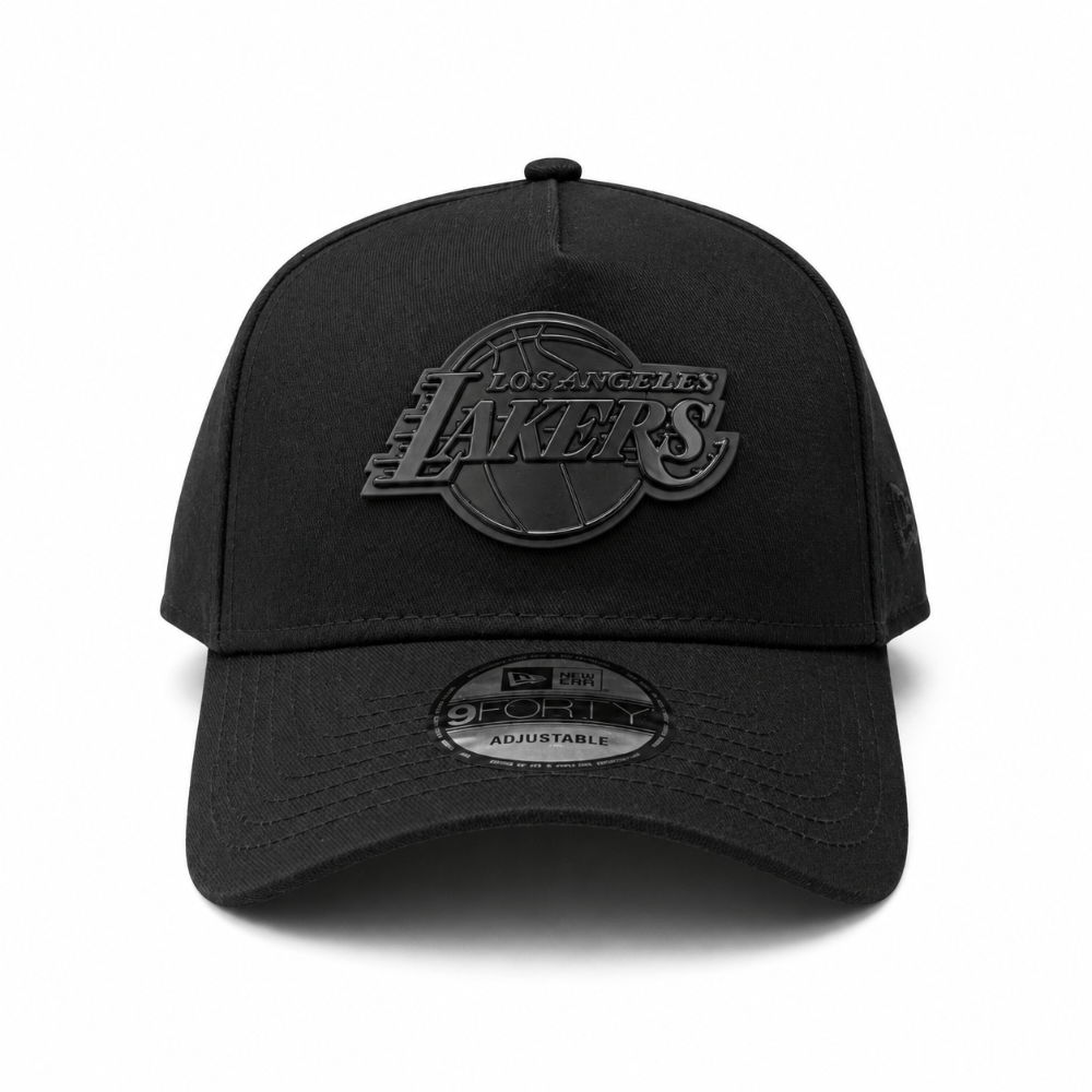 New Era 9FORTY Metallic Badge Los Angeles Lakers - Black