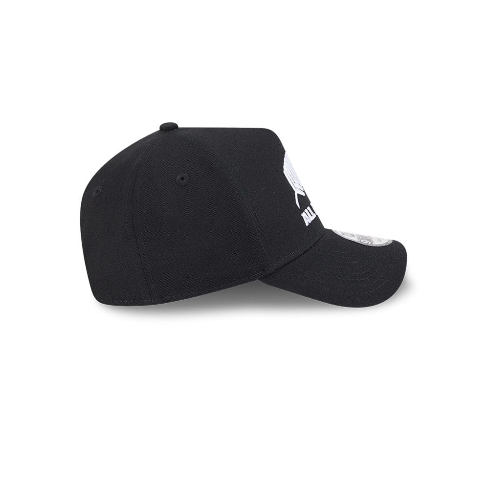 New Era 9FORTY A-Frame Snapback All Blacks - Black / White