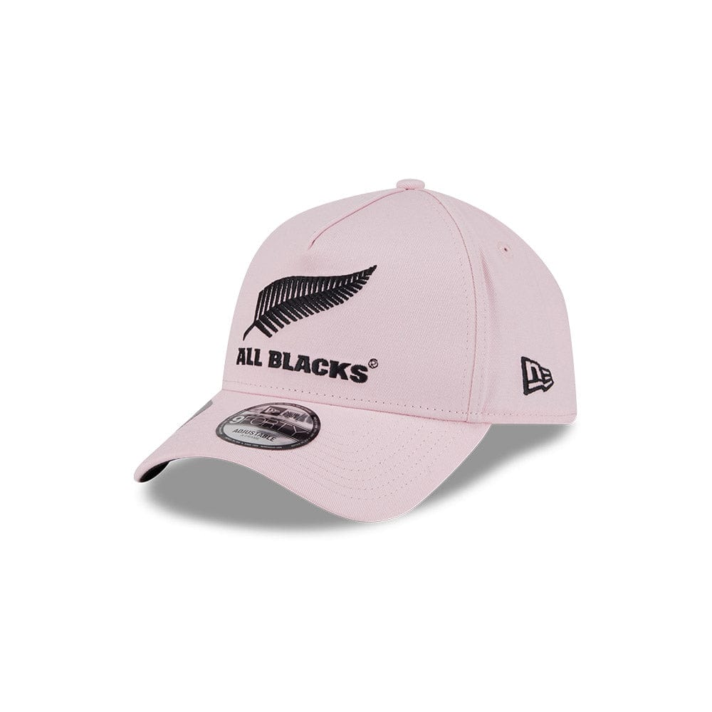 New Era 9FORTY A-Frame Snapback All Blacks - Pink / Black
