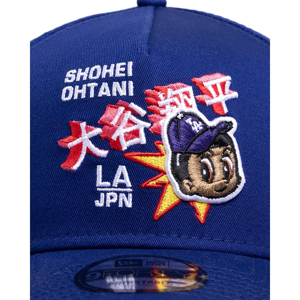 New Era 9Forty A-Frame Snapback Basketball Mesh Los Angeles Dodgers - Royal Blue