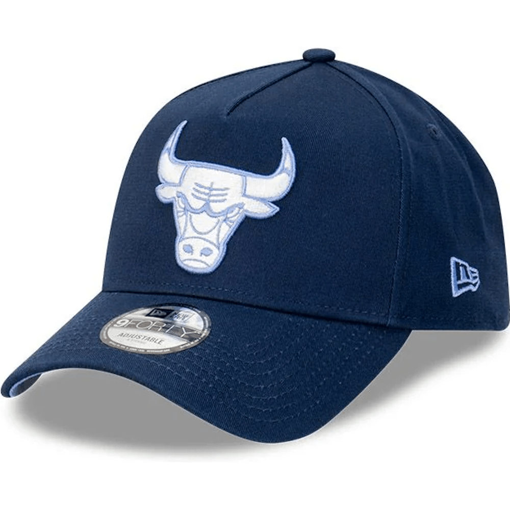 New Era 9FORTY A-Frame Snapback Chicago Bulls - Oceanside Blue/Midnight Ice