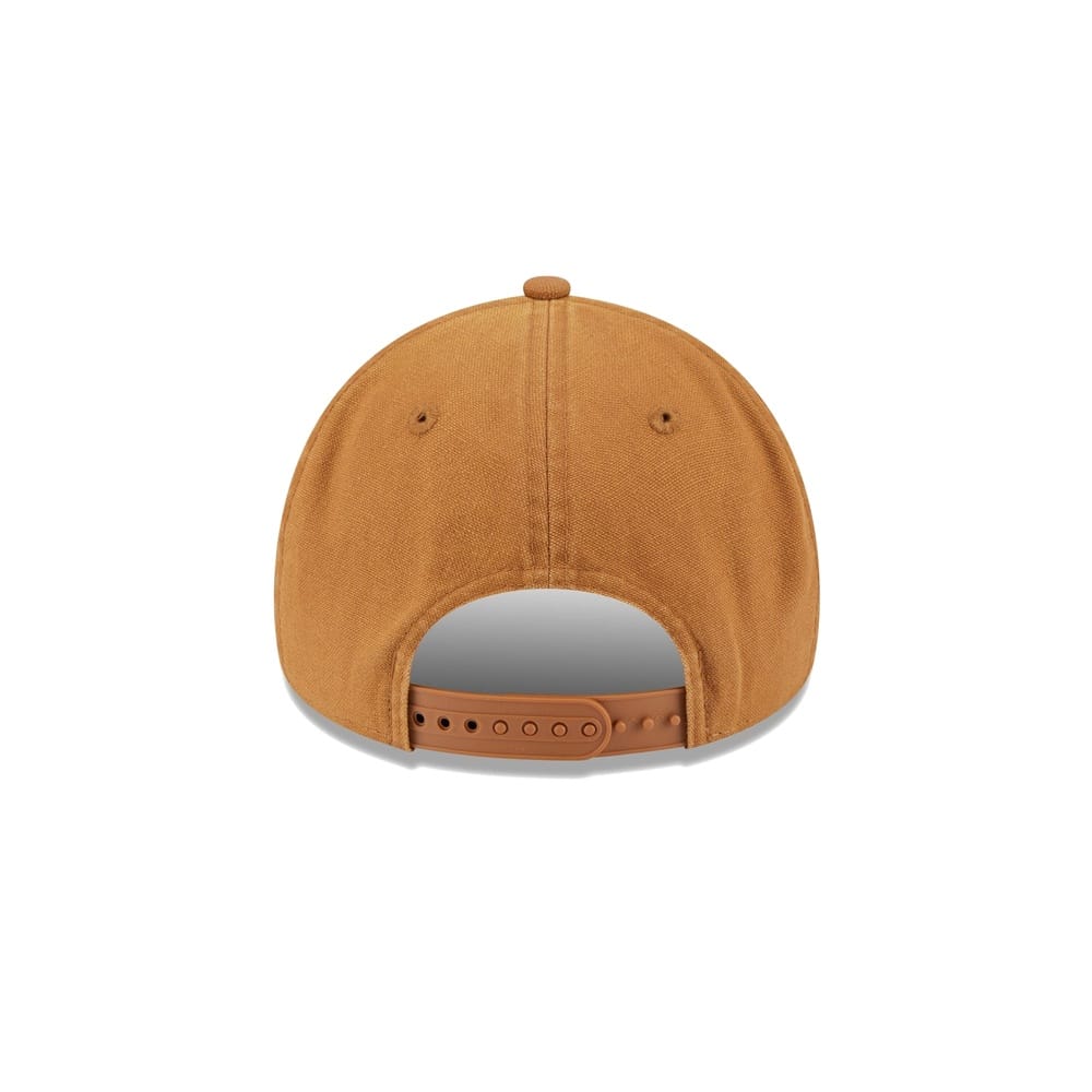 New Era 9FORTY AFL26 Canvas A-Frame Snapback Carlton Blues - Golden Brown