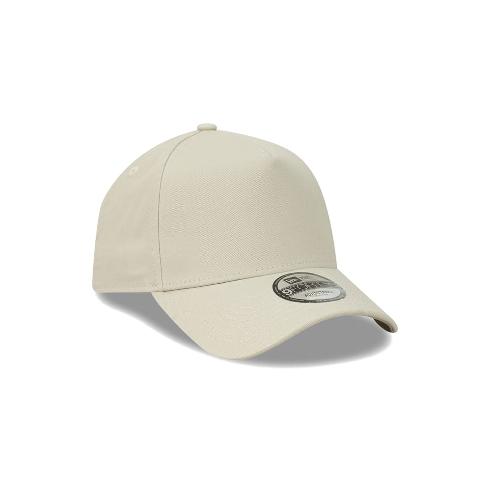 New Era 9FORTY Blank A-Frame Snapback - Stone