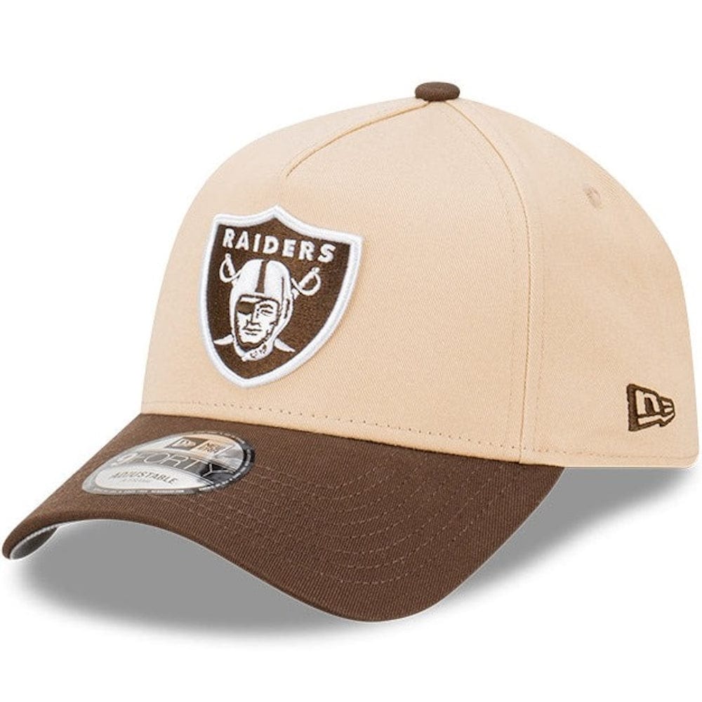 New Era 9FORTY Choc Oats A-Frame Snapback Las Vegas Raiders - Oatmilk / Walnut