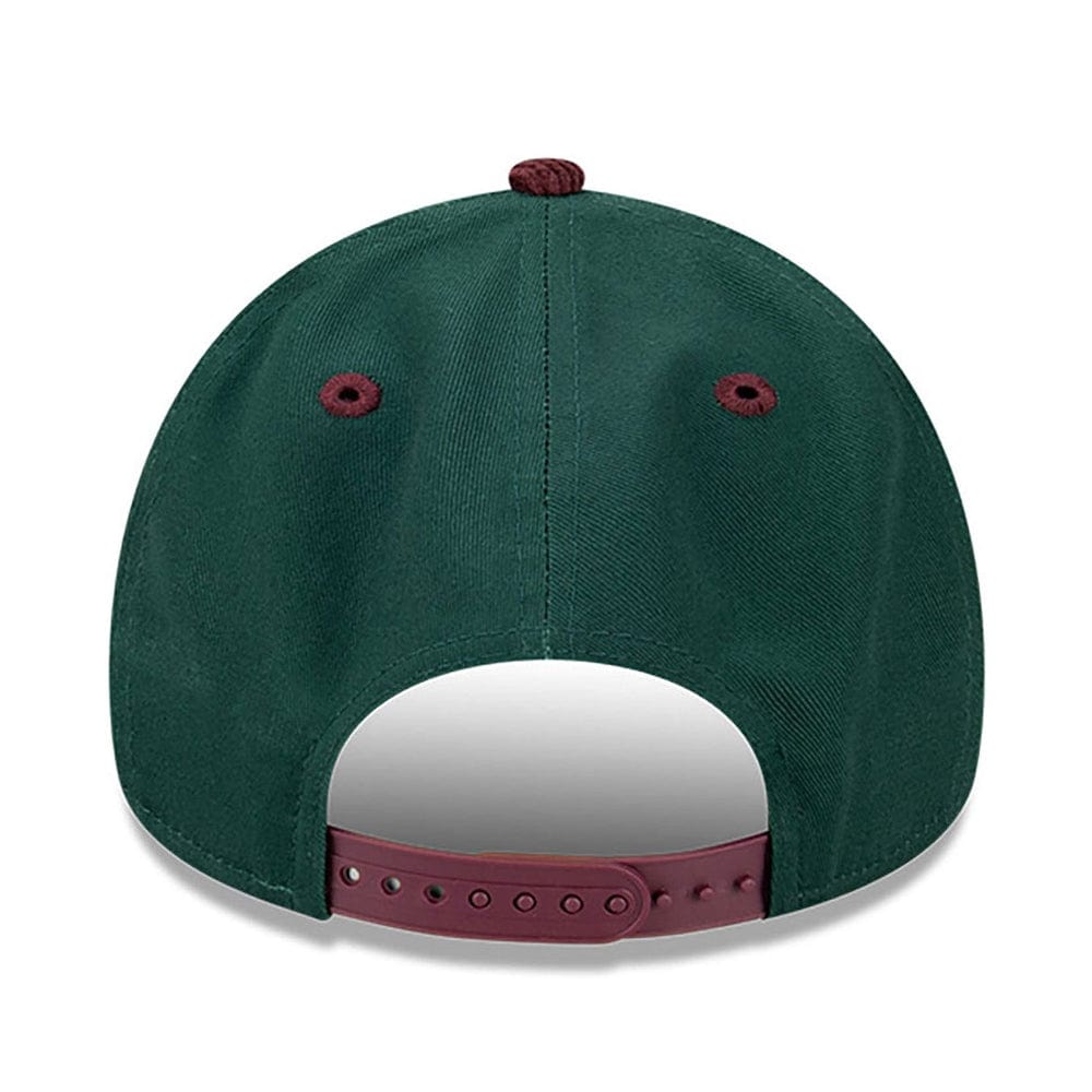 New Era 9FORTY Cord Brim A-Frame Snapback Las Vegas Raiders - Dark Green / Rhubarb