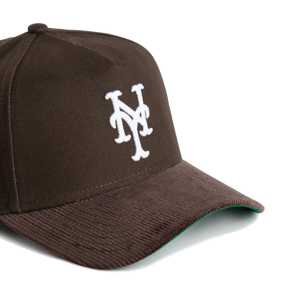 New Era 9FORTY Cord Brim A-Frame Snapback New York Mets - Beef Brown