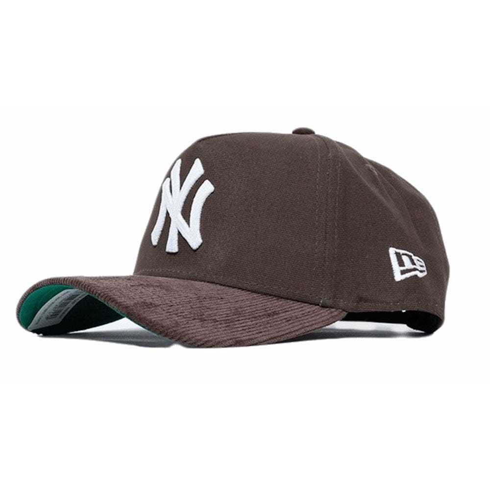 New Era 9FORTY Cord Brim A-Frame Snapback New York Yankees - Beef Brown