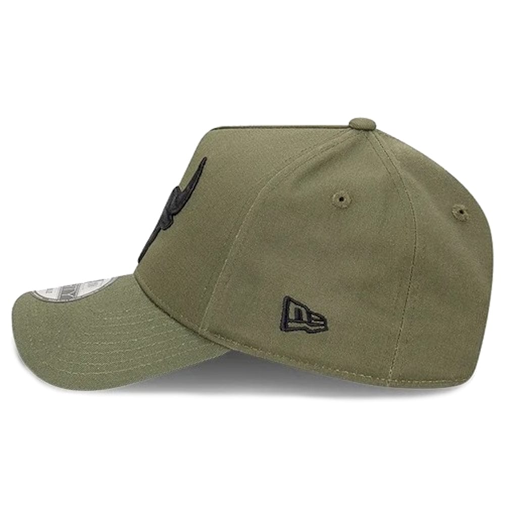New Era 9FORTY Evergreen A-Frame Snapback Chicago Bulls - New Olive / Black