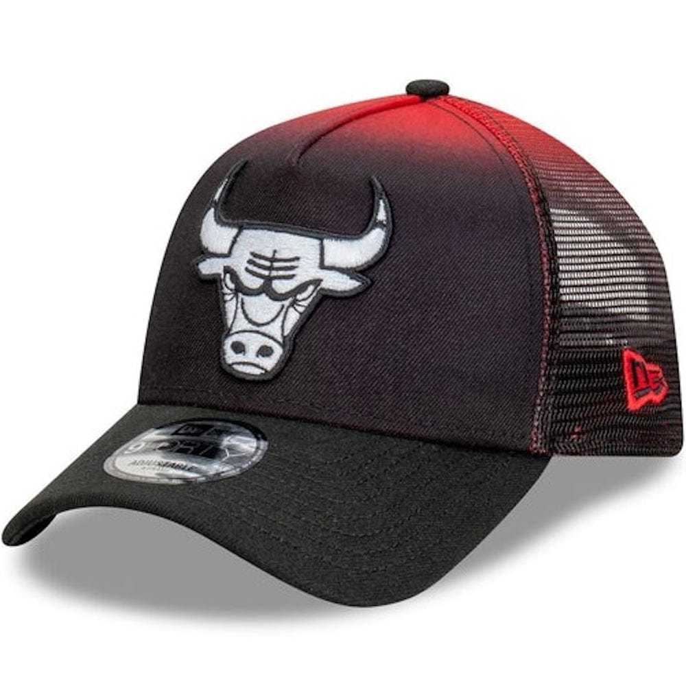 New Era 9FORTY Higher Fade A-Frame Trucker Snapback  Chicago Bulls - Black
