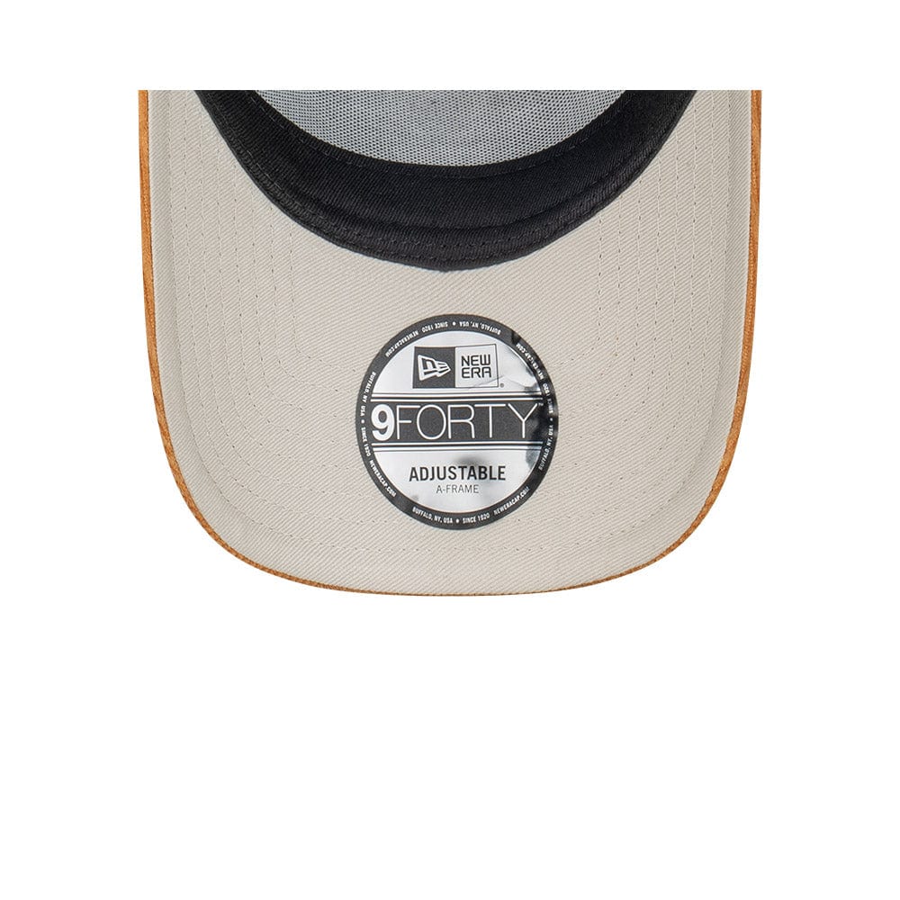 New Era 9FORTY Premium Cord Visor A-Frame Snapback Los Angeles Dodgers - Black / Wheat