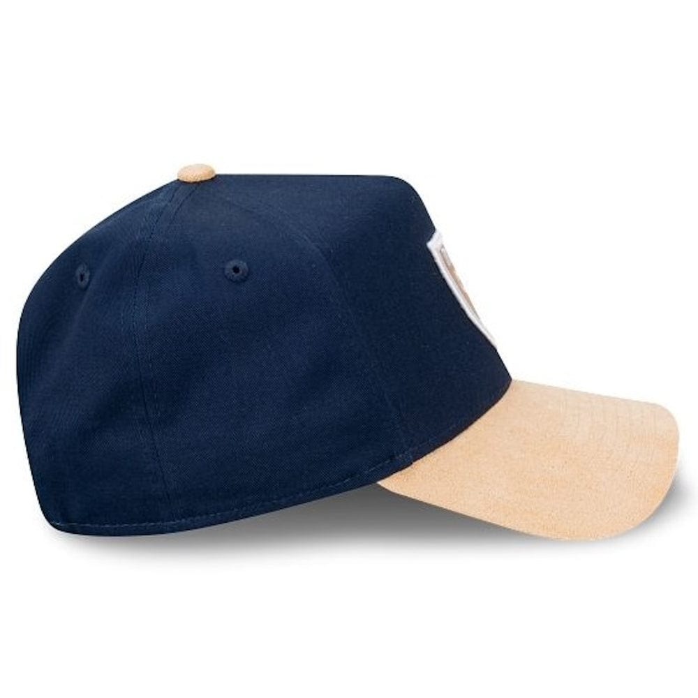 New Era 9FORTY Suede Brim A-Frame Snapback Las Vegas Raiders - Oceanside Blue / Oatmilk