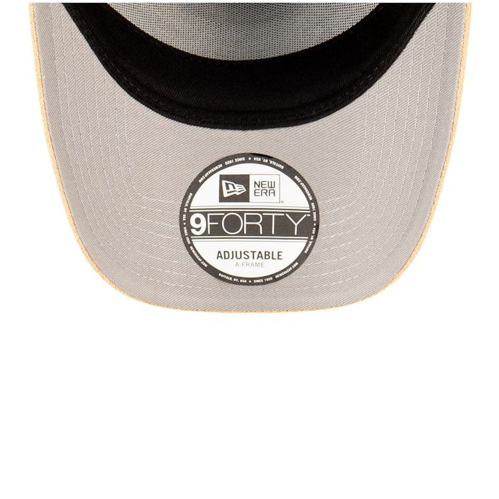 New Era 9FORTY Suede Brim A-Frame Snapback Las Vegas Raiders - Oceanside Blue / Oatmilk