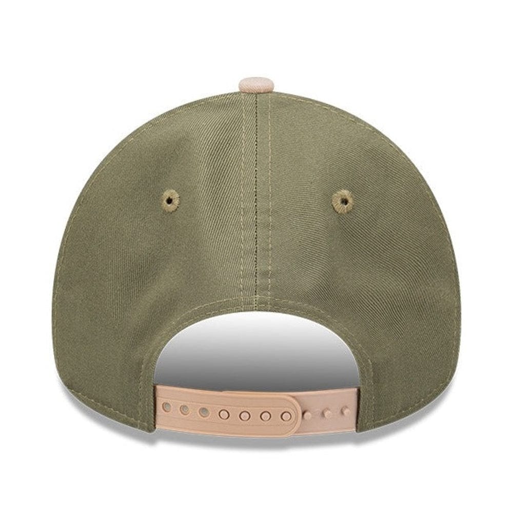 New Era 9FORTY Vintage Olive A-Frame Snapback Las Vegas Raiders - New Olive / Ash Brown