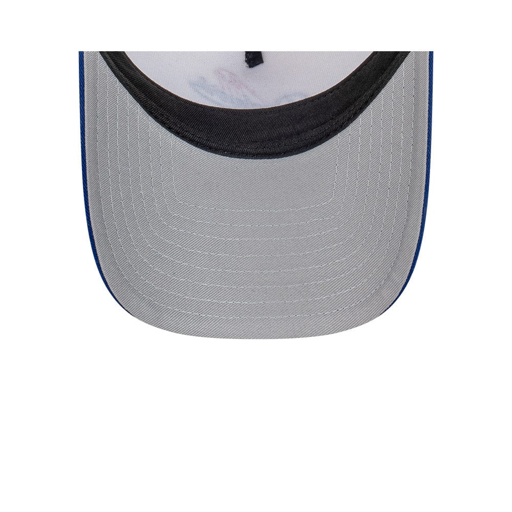 New Era 9FORTY Wordmark A-Frame Snapback Los Angeles Dodgers - Chrome White / Royal