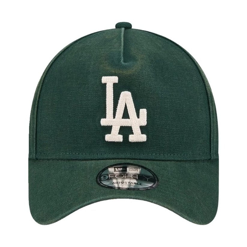 New Era 9FORTY Washed Canvas A-Frame Los Angeles Dodgers - Dark Green