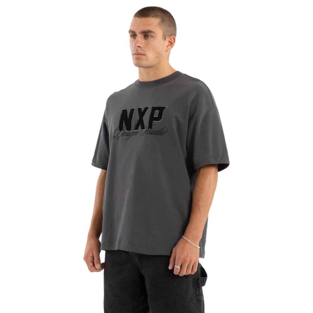 NXP Dwell Loopback  Raptor Tee - Asphalt