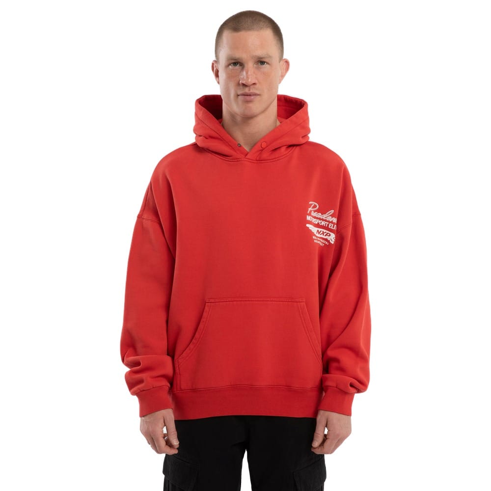 NXP Neutral Box Fit Hoodie - Pigment Red